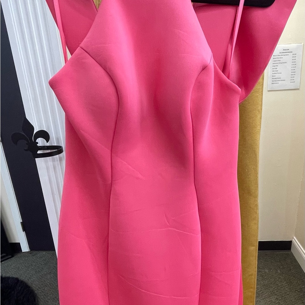 Johnathan Kayne Strapless Pink Dress